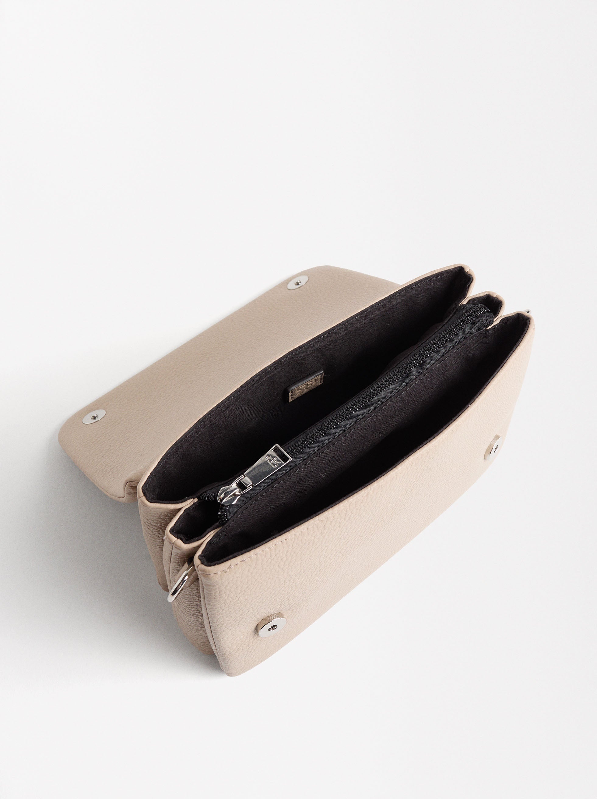 Bolso Bandolera Con Solapa