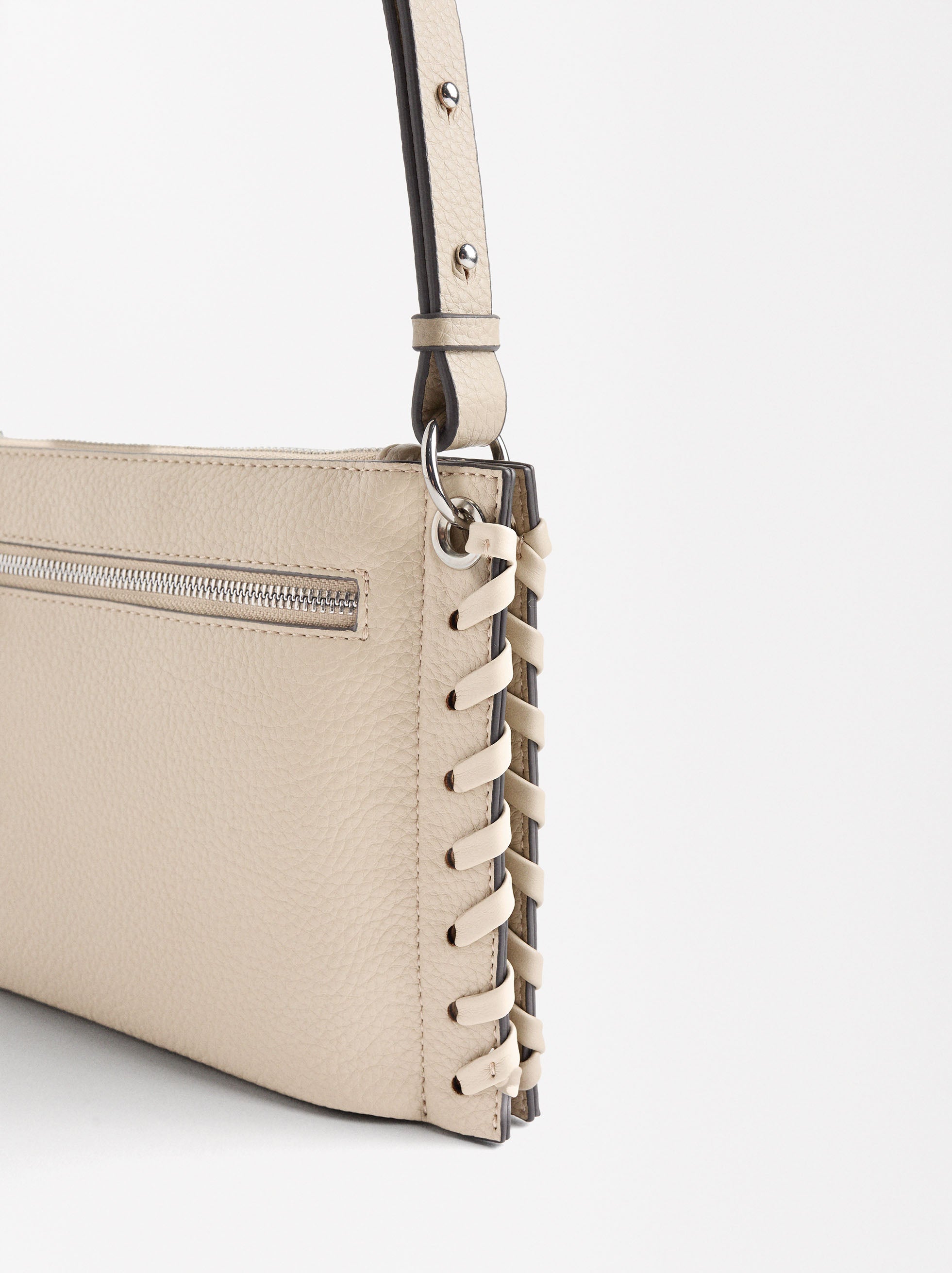 Bolso Bandolera Con Bolsillos Exteriores