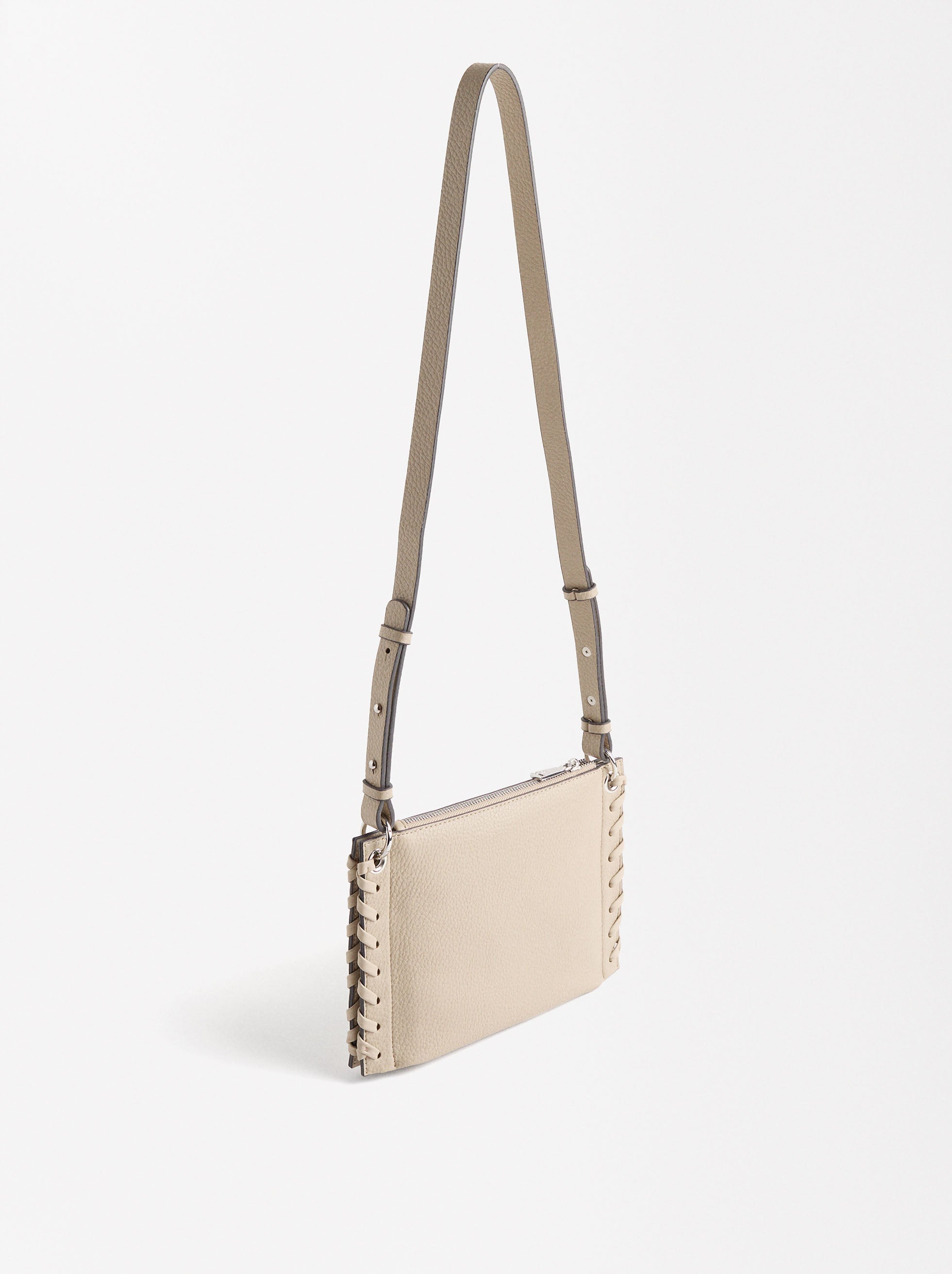 Bolso Bandolera Con Bolsillos Exteriores