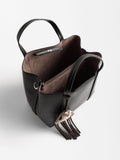 Bolso Tote Con Colgante De Lana