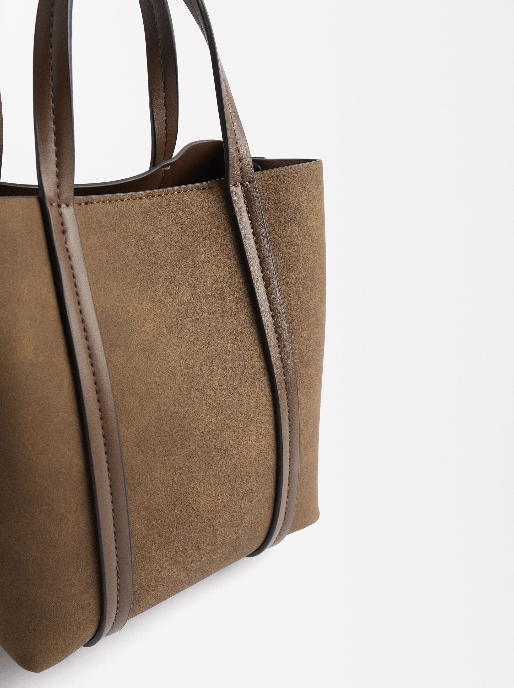 Bolso Tote Con Bandolera
