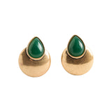 Pendientes Redondos Con Resina