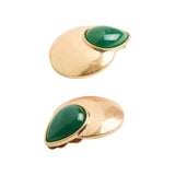 Pendientes Redondos Con Resina