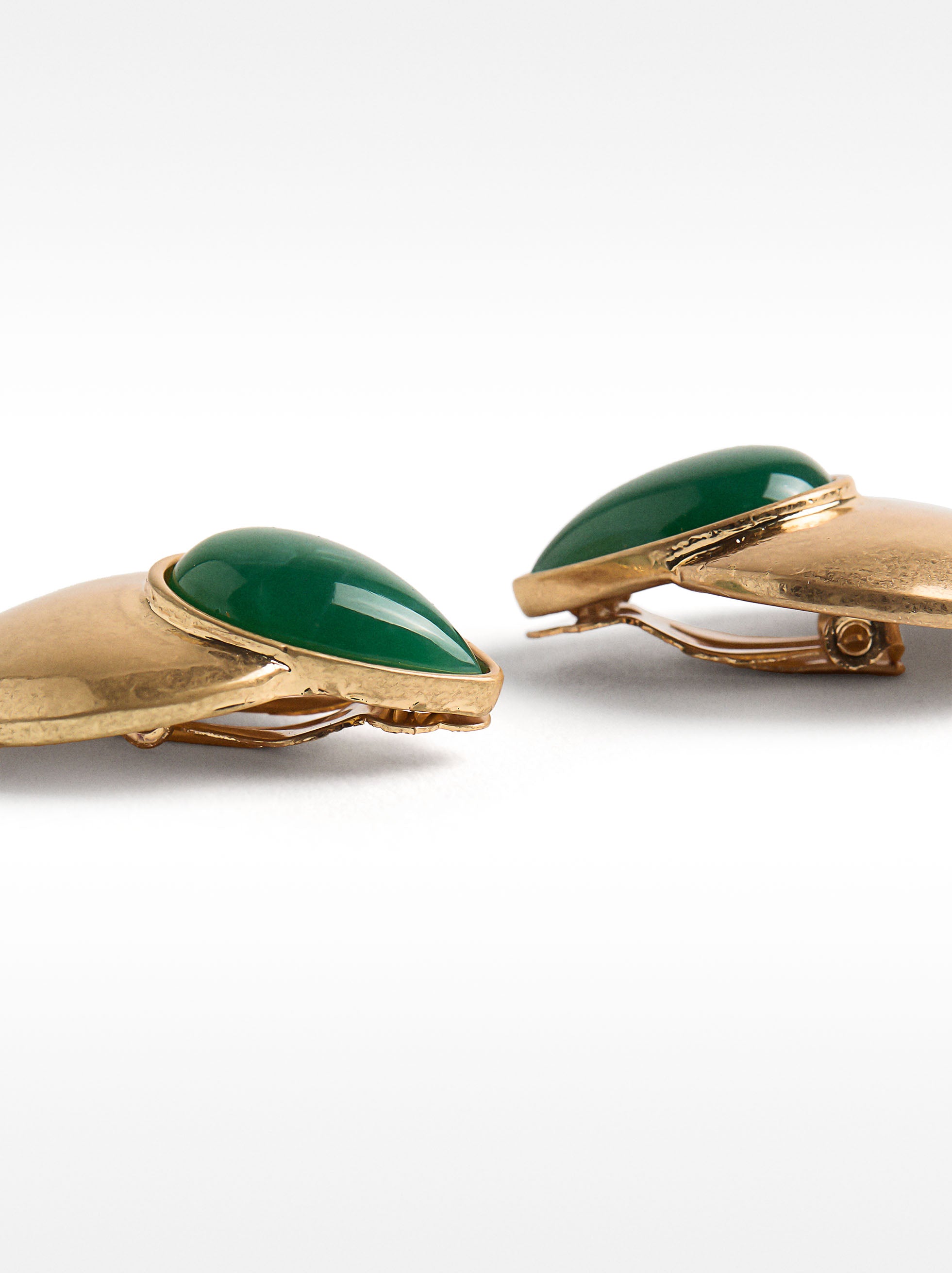 Aretes Redondos Con Resina