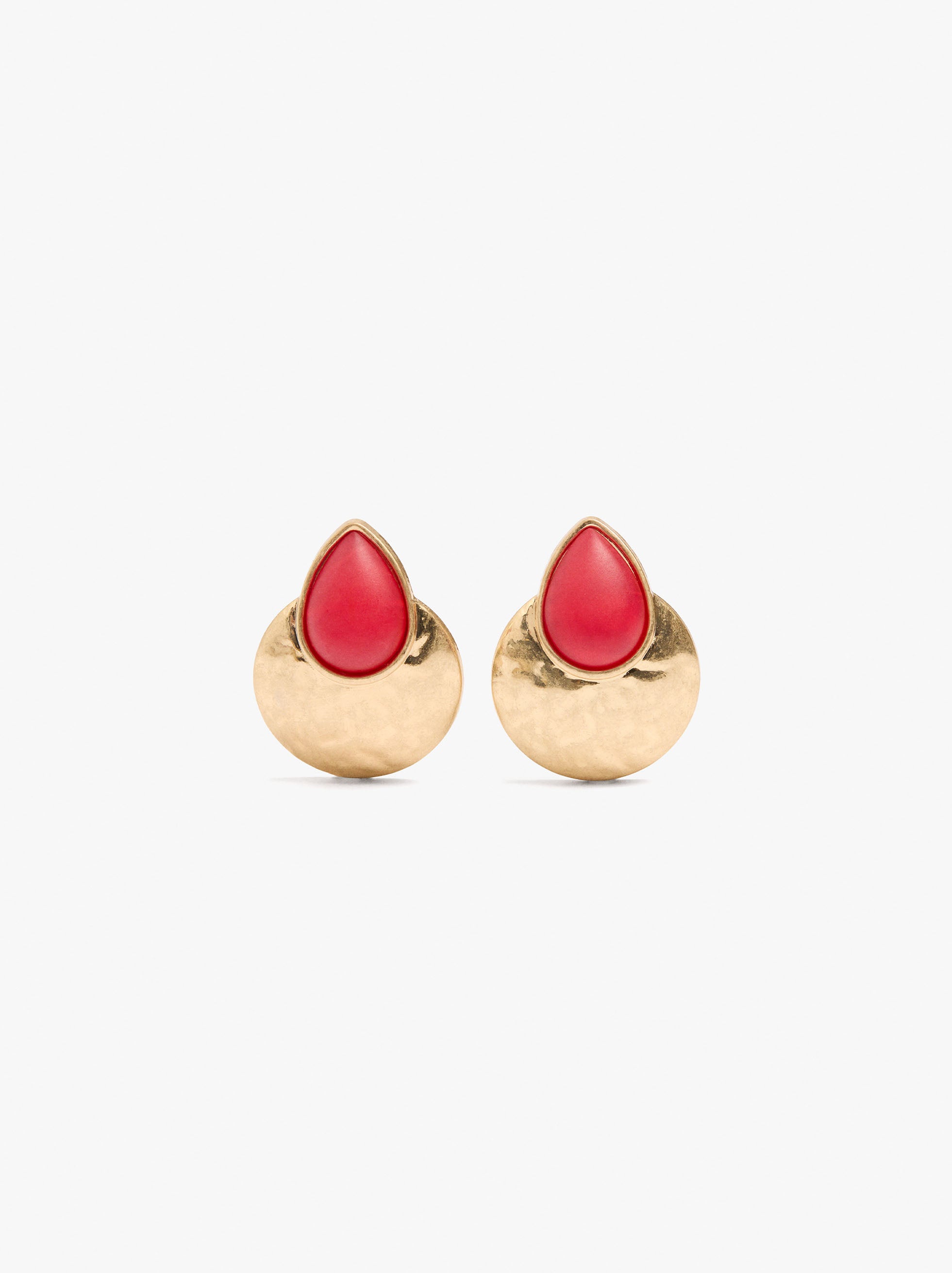 Pendientes Redondos De Resina