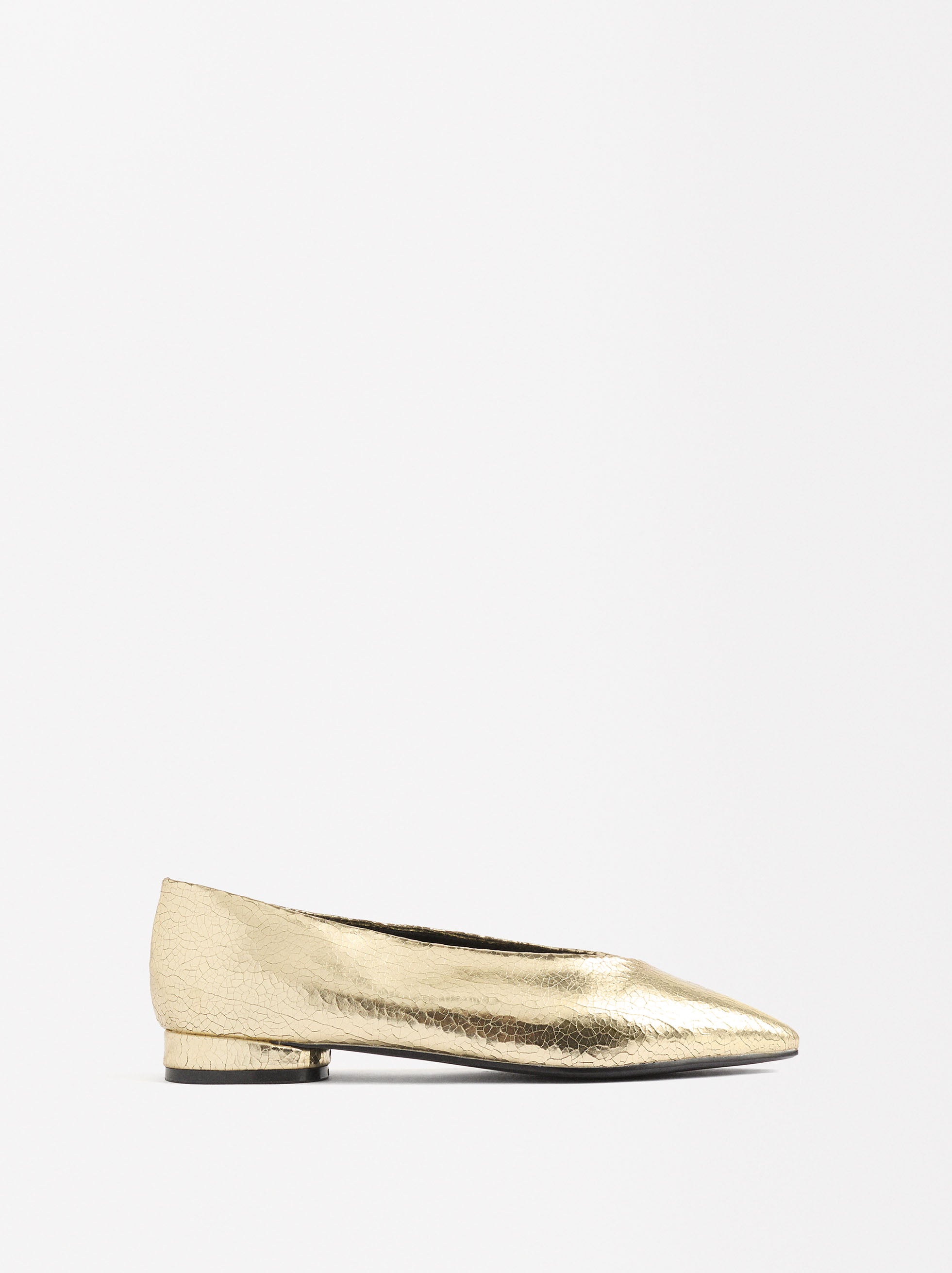 Zapatos Planos Metalizados