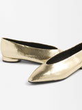 Zapatos Planos Metalizados