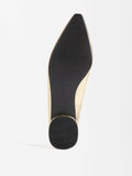 Zapatos Planos Metalizados