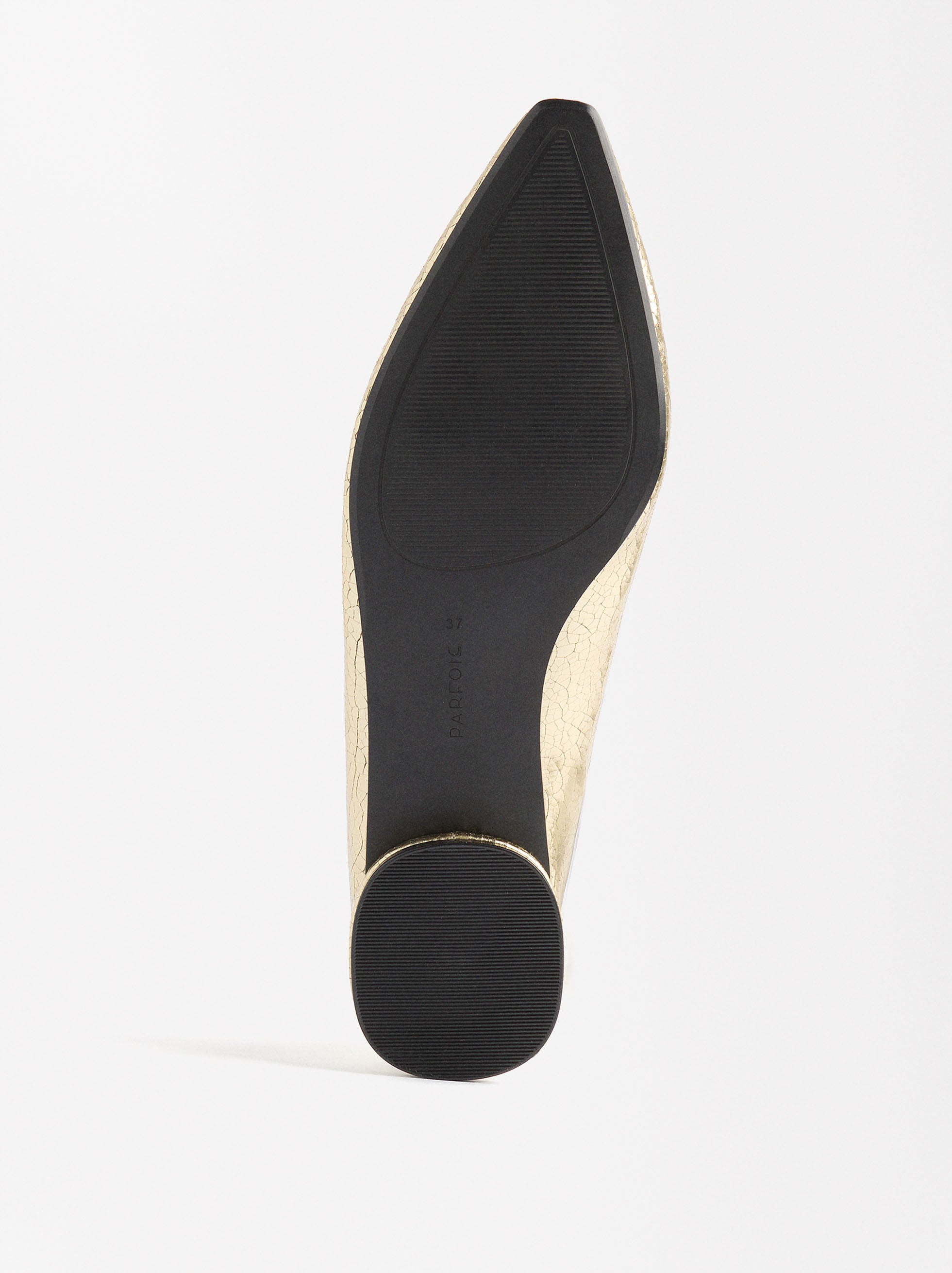 Zapatos Planos Metalizados