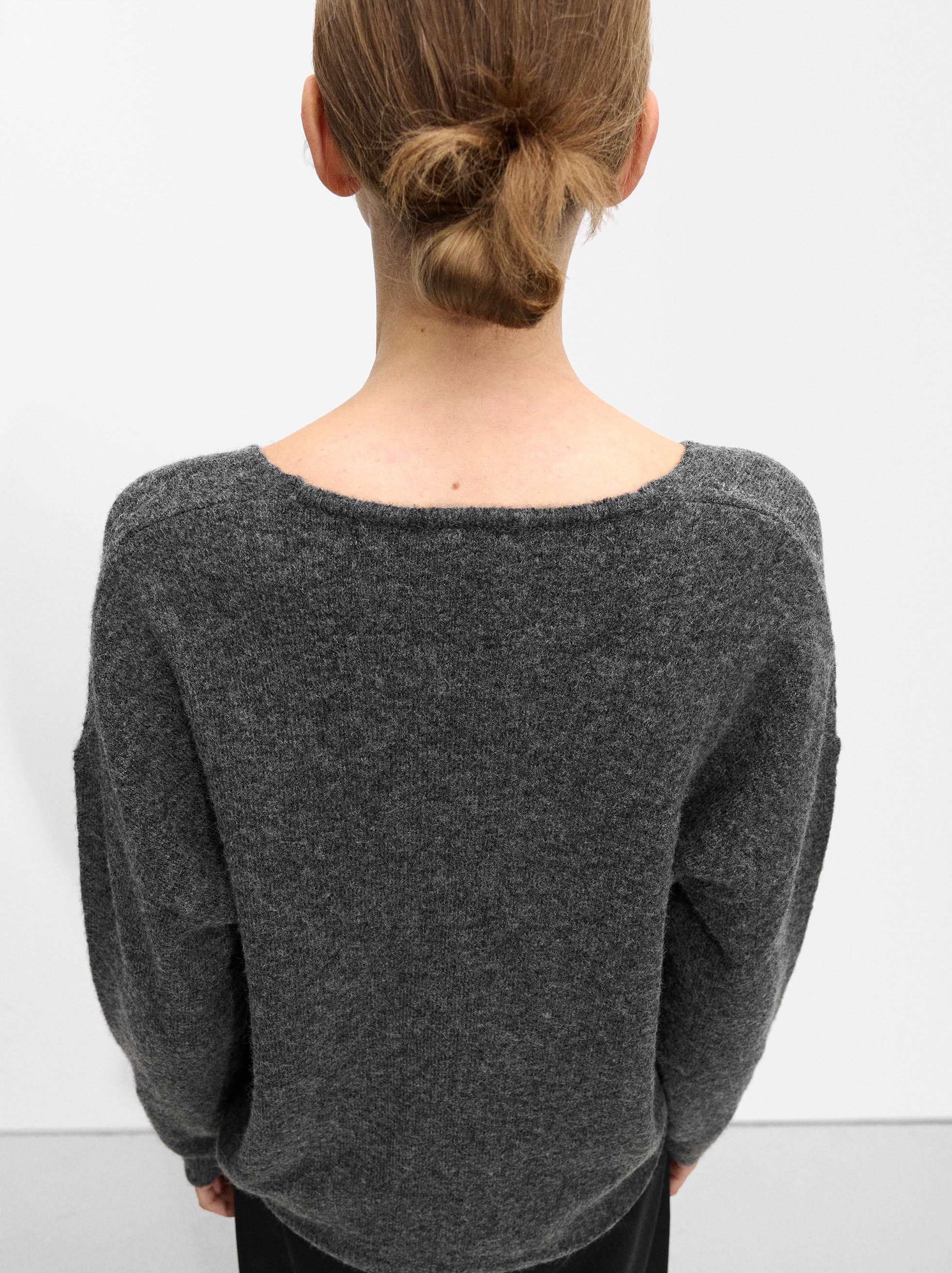 Chompa Con Lana Y Flor