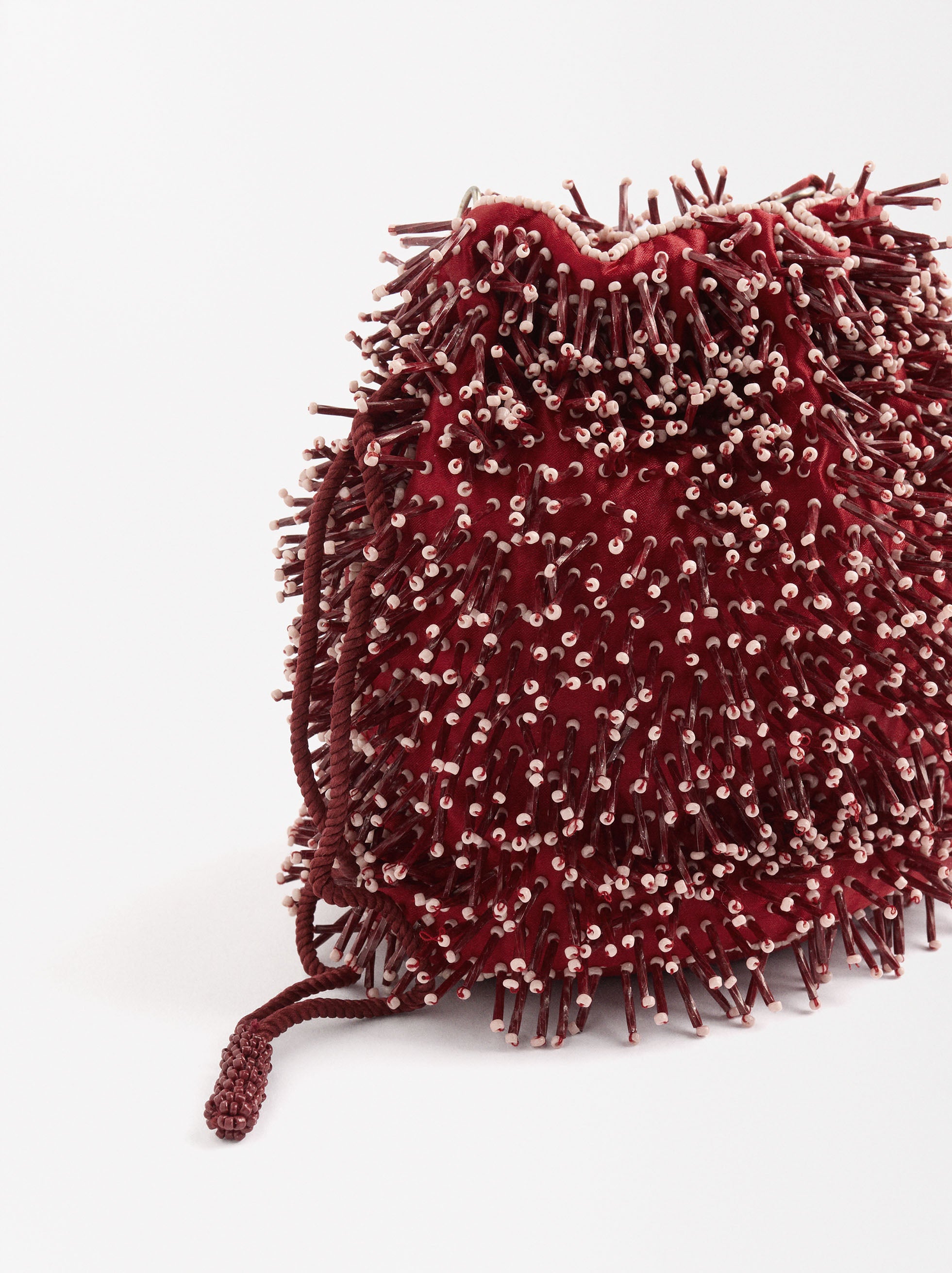 Bolso De Fiesta Con Abalorios