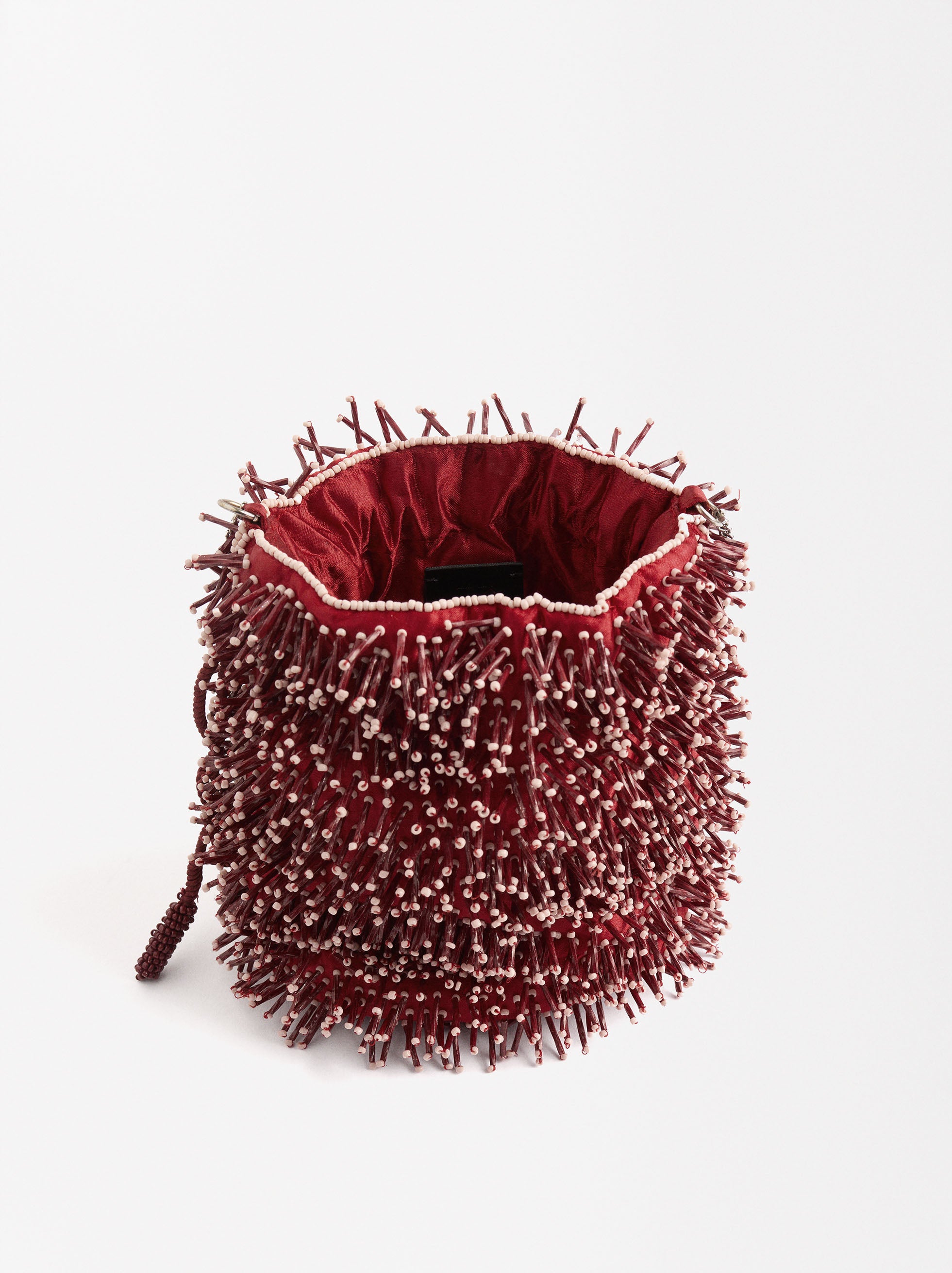 Bolso De Fiesta Con Abalorios