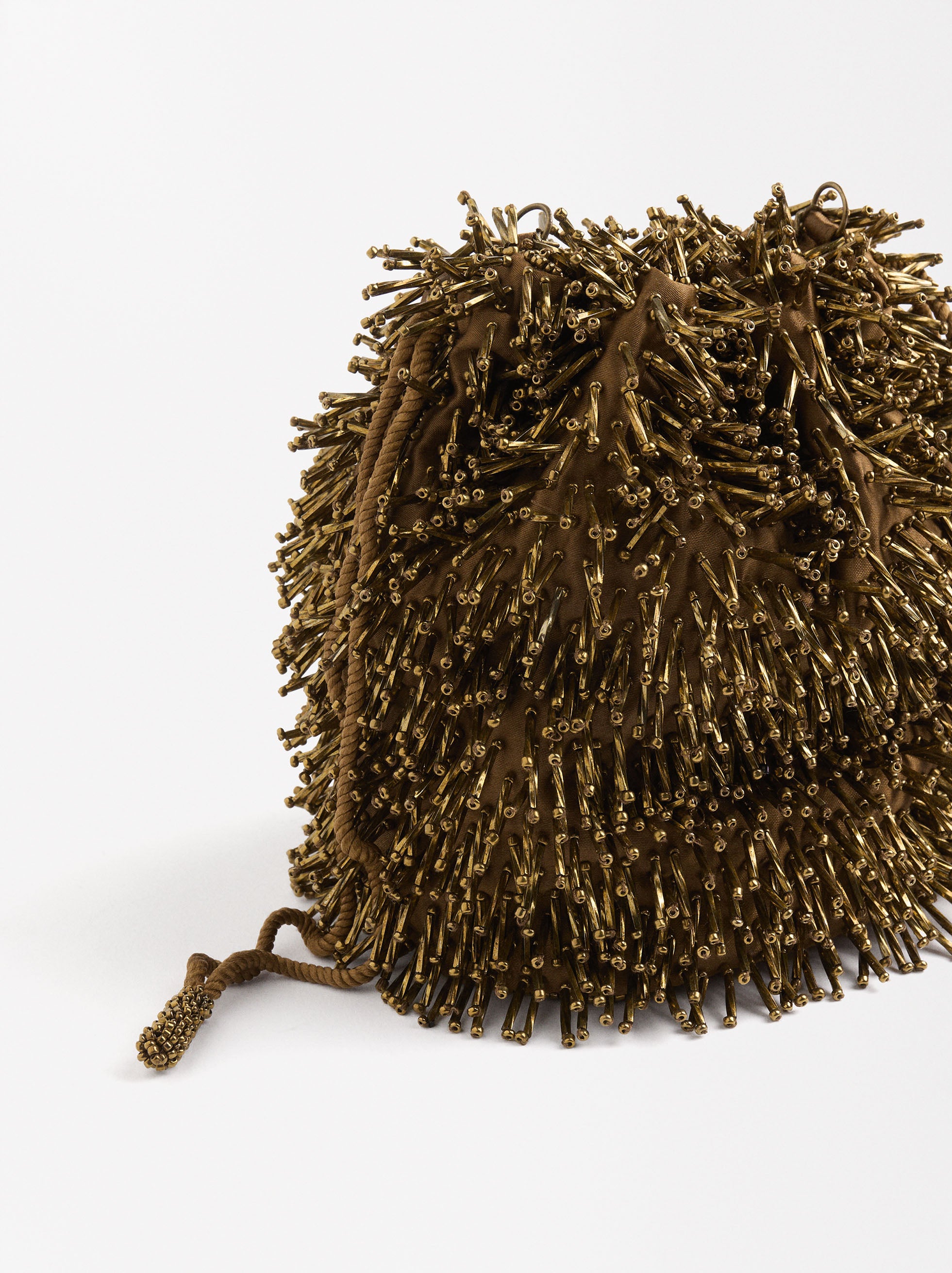 Bolso De Fiesta Con Abalorios