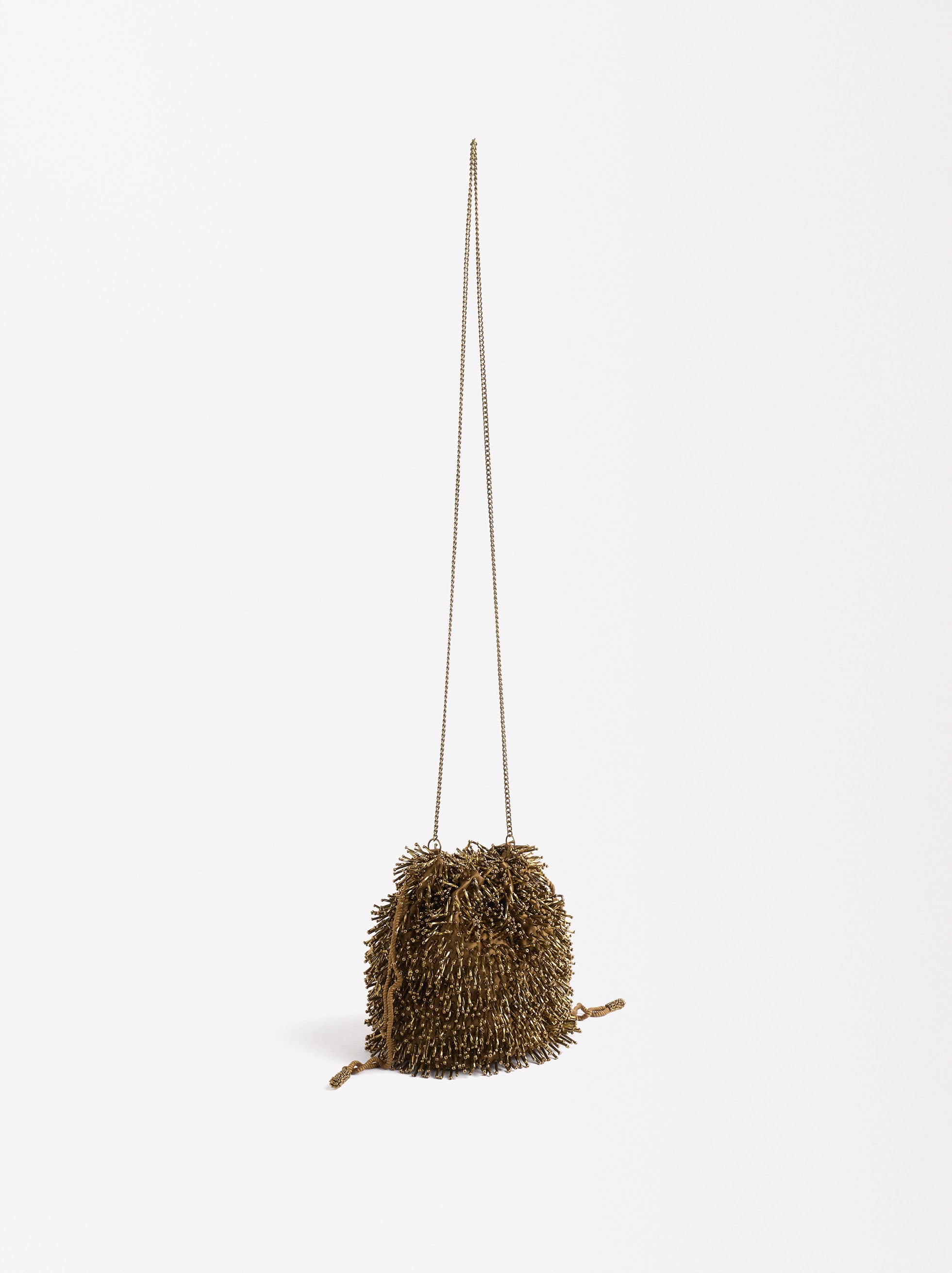Bolso De Fiesta Con Abalorios