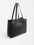 Cartera Tote Con Colgante