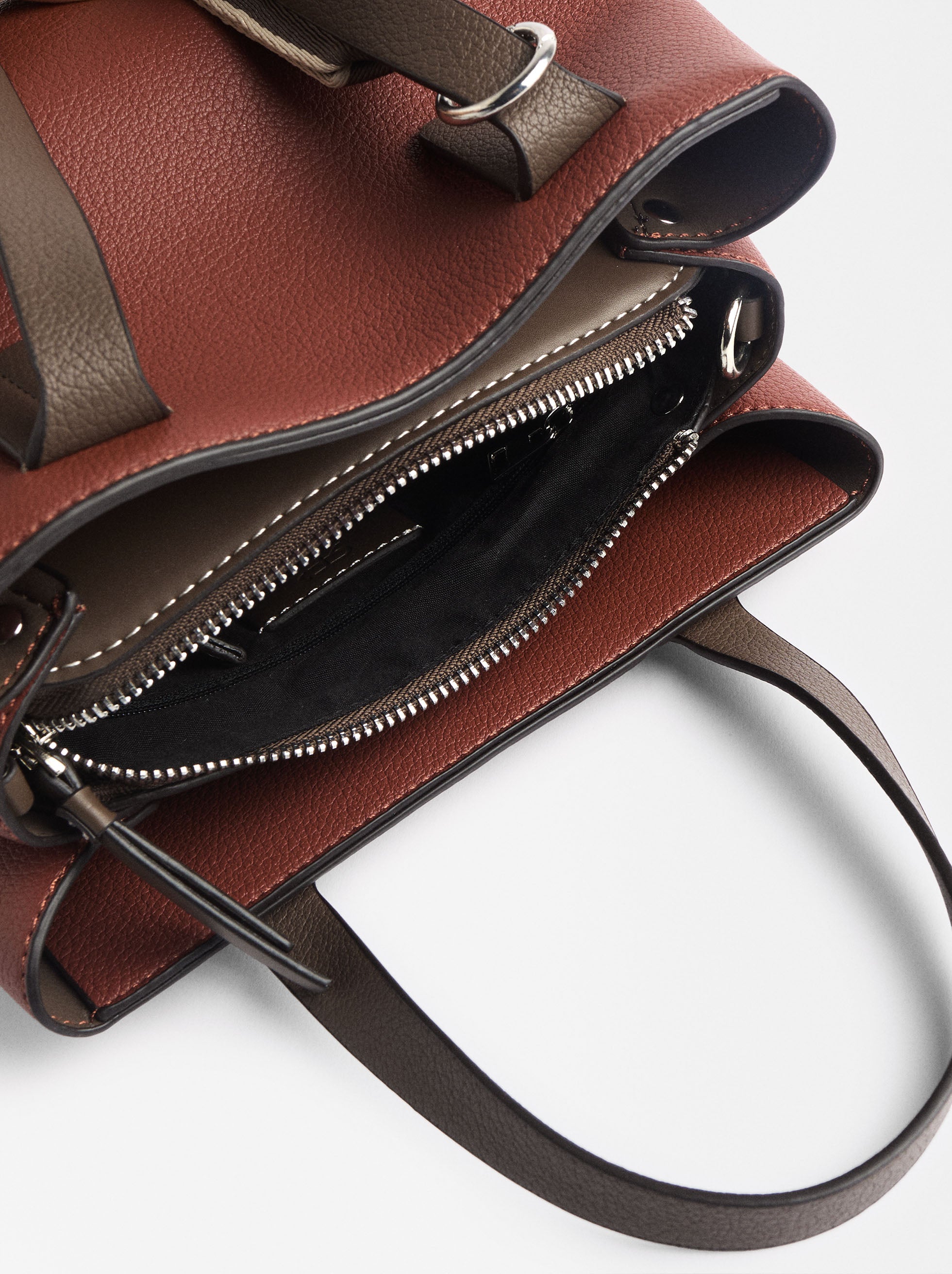 Bolso Tote Con Bandolera