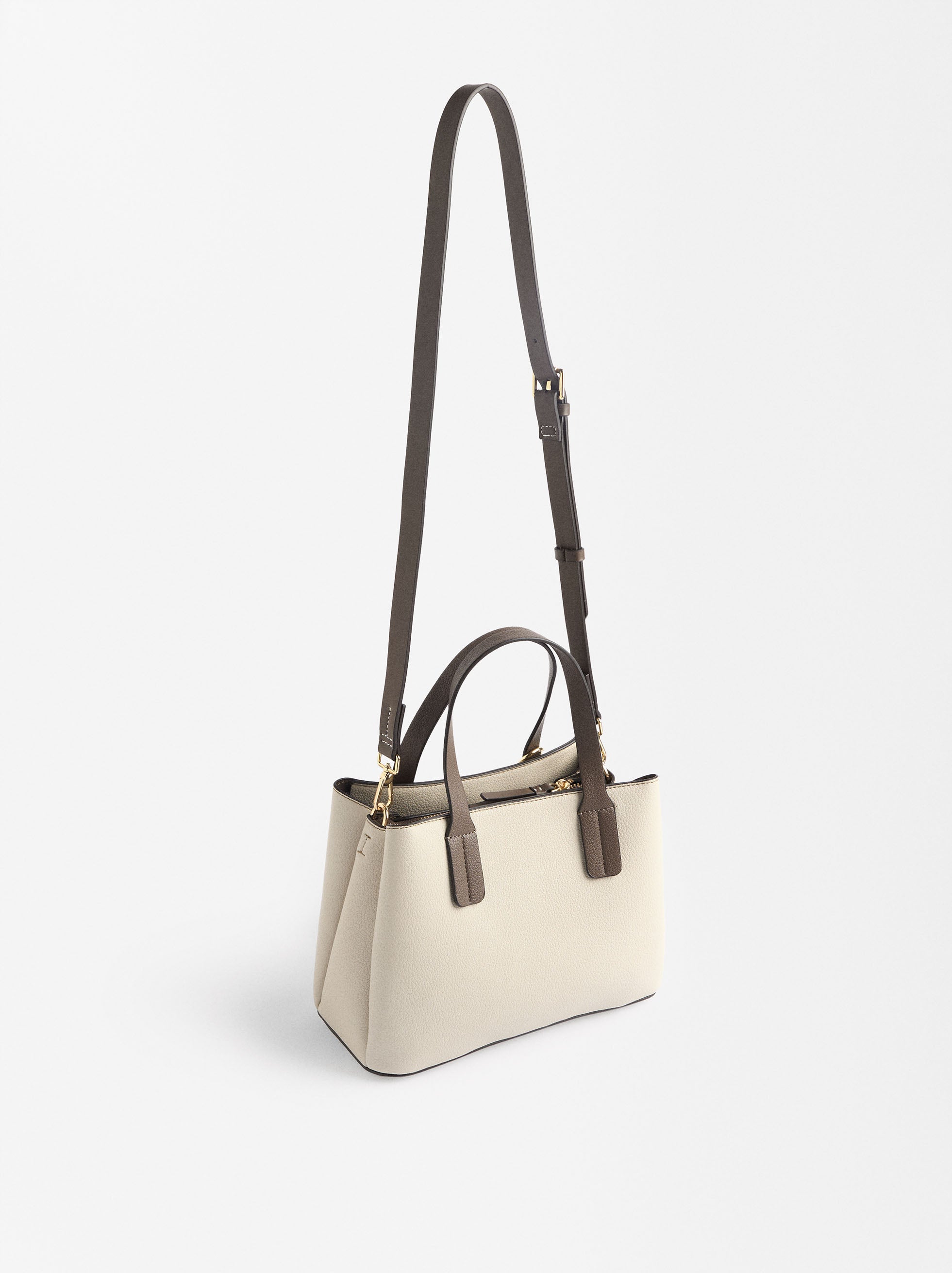 Bolso Tote Con Bandolera