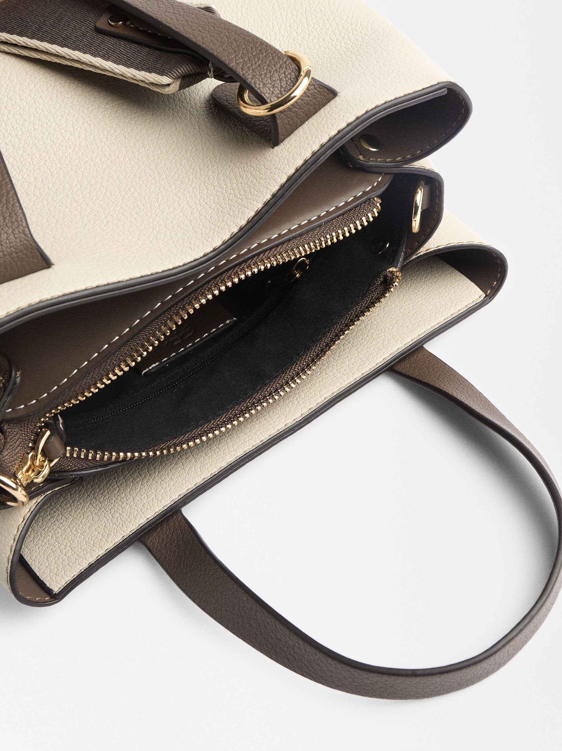 Bolso Tote Con Bandolera