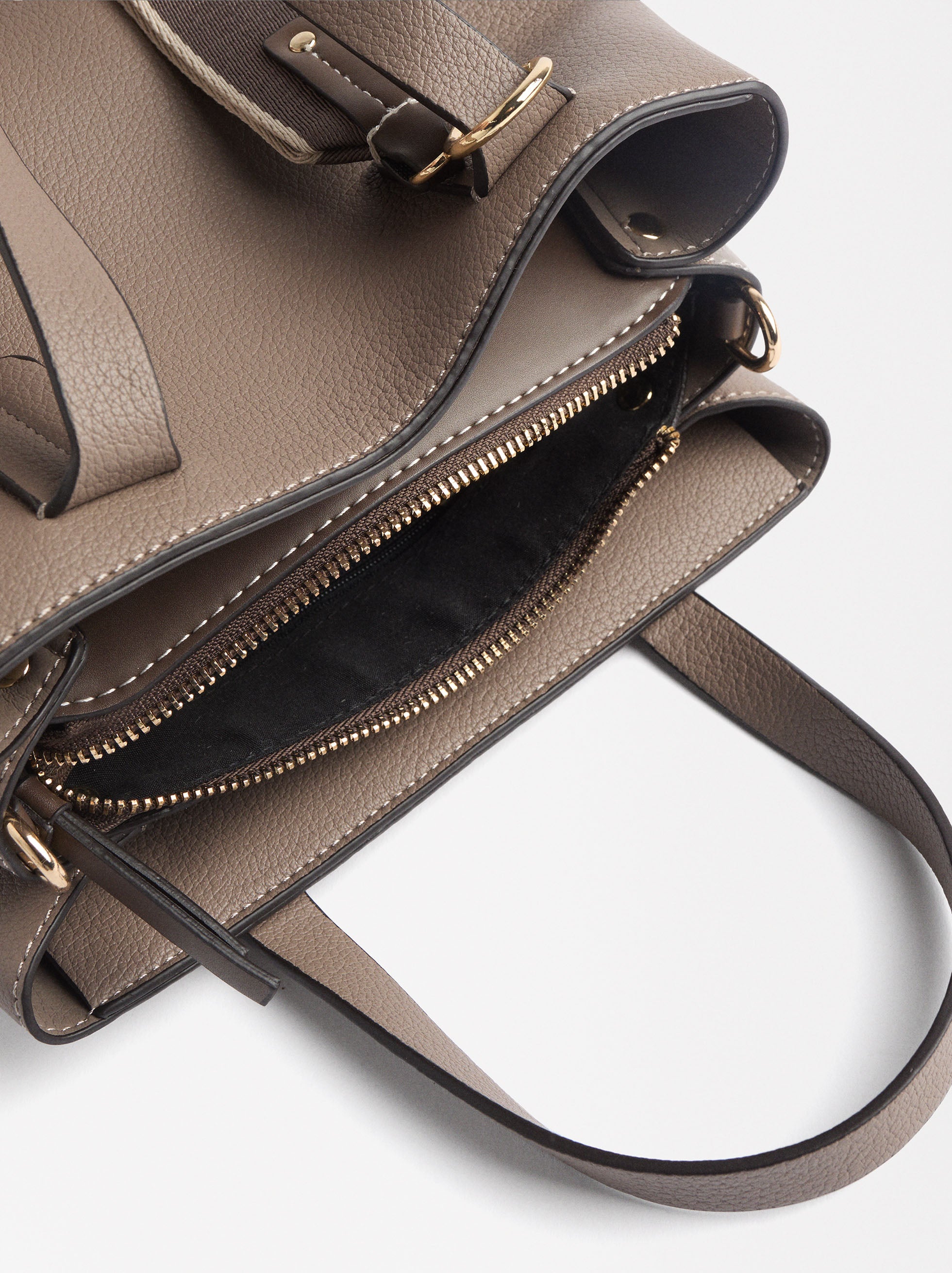 Bolso Tote Con Bandolera