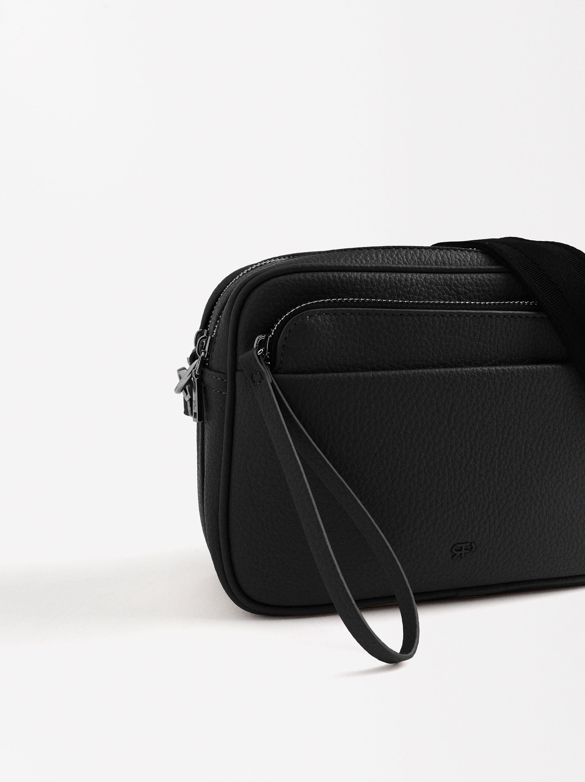 Bolso Bandolera Con Bolsillos Exteriores