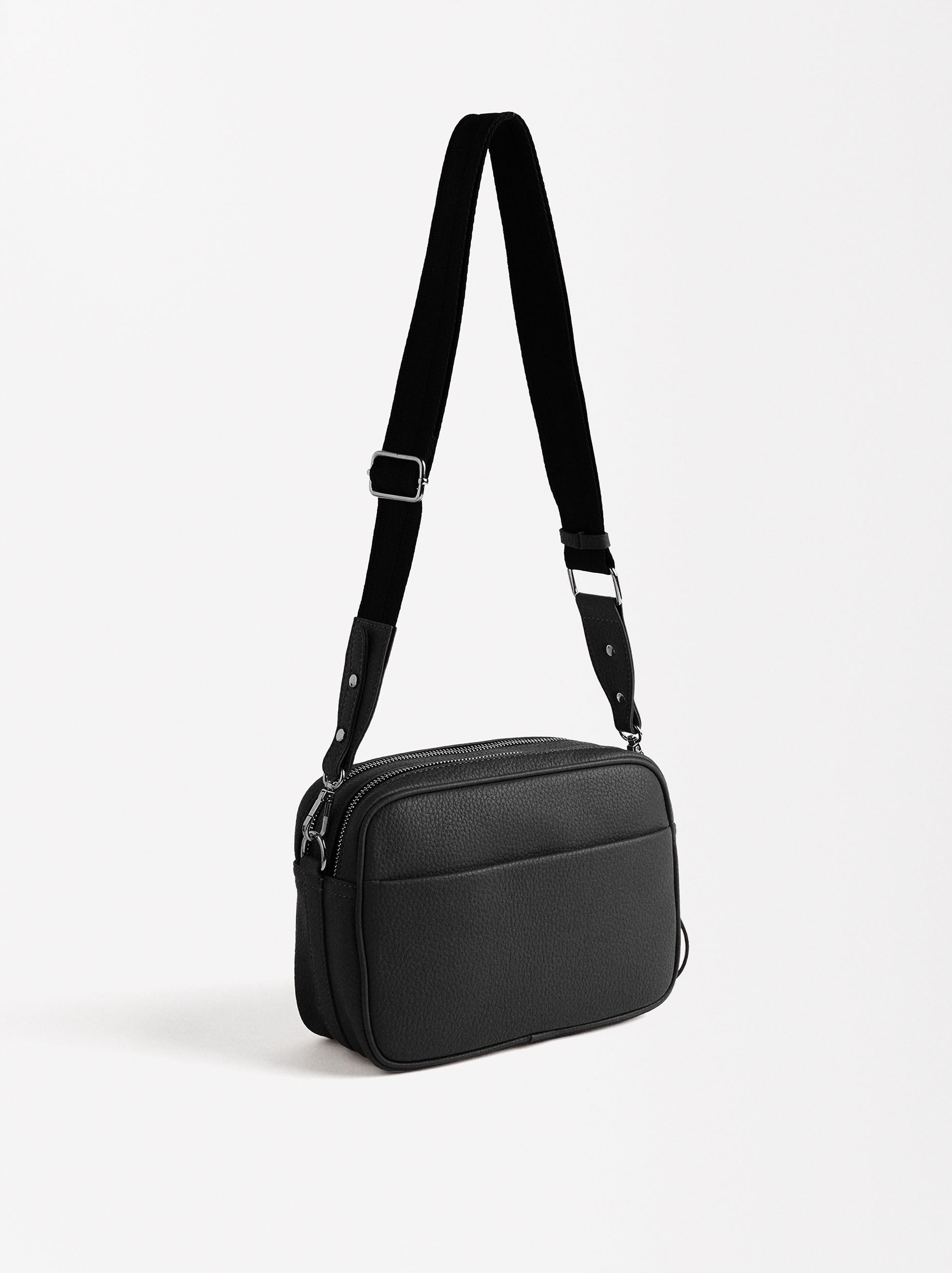 Bolso Bandolera Con Bolsillos Exteriores