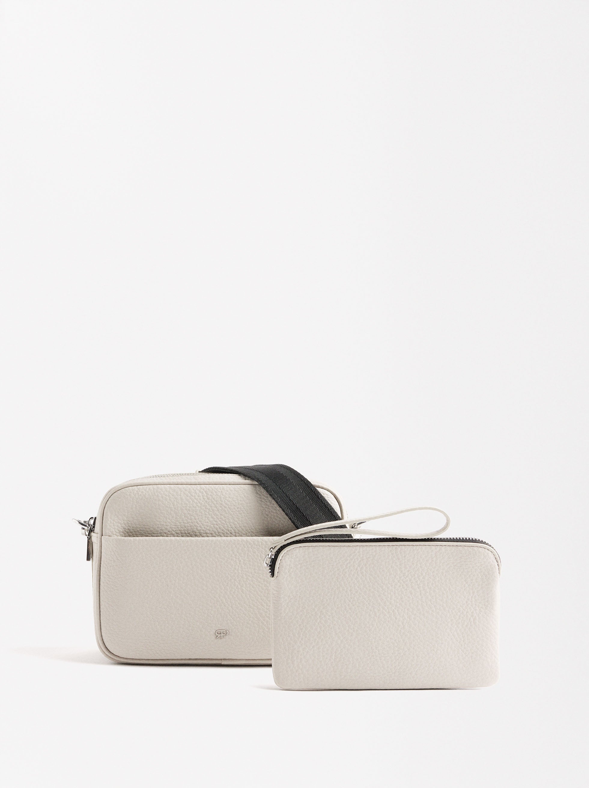 Bolso Bandolera Con Bolsillos Exteriores