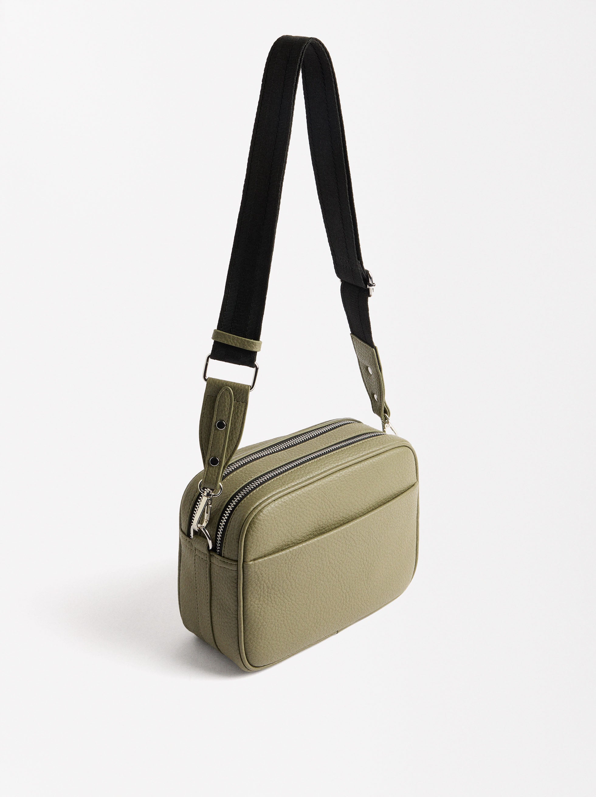 Bolso Bandolera Con Bolsillos Exteriores