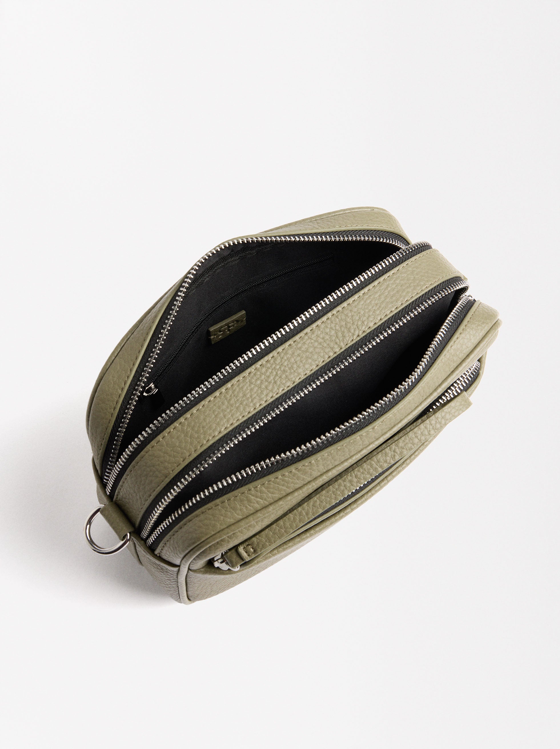 Bolso Bandolera Con Bolsillos Exteriores