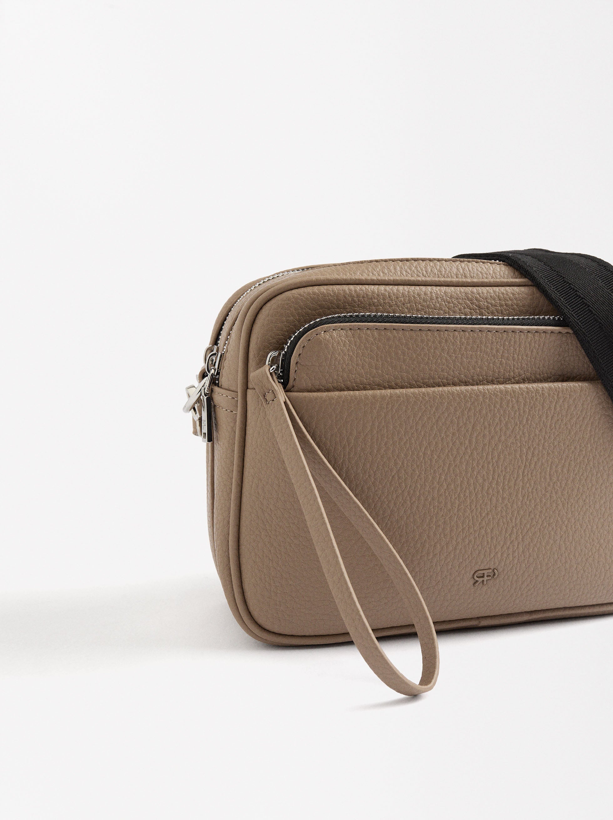 Bolso Bandolera Con Bolsillos Exteriores
