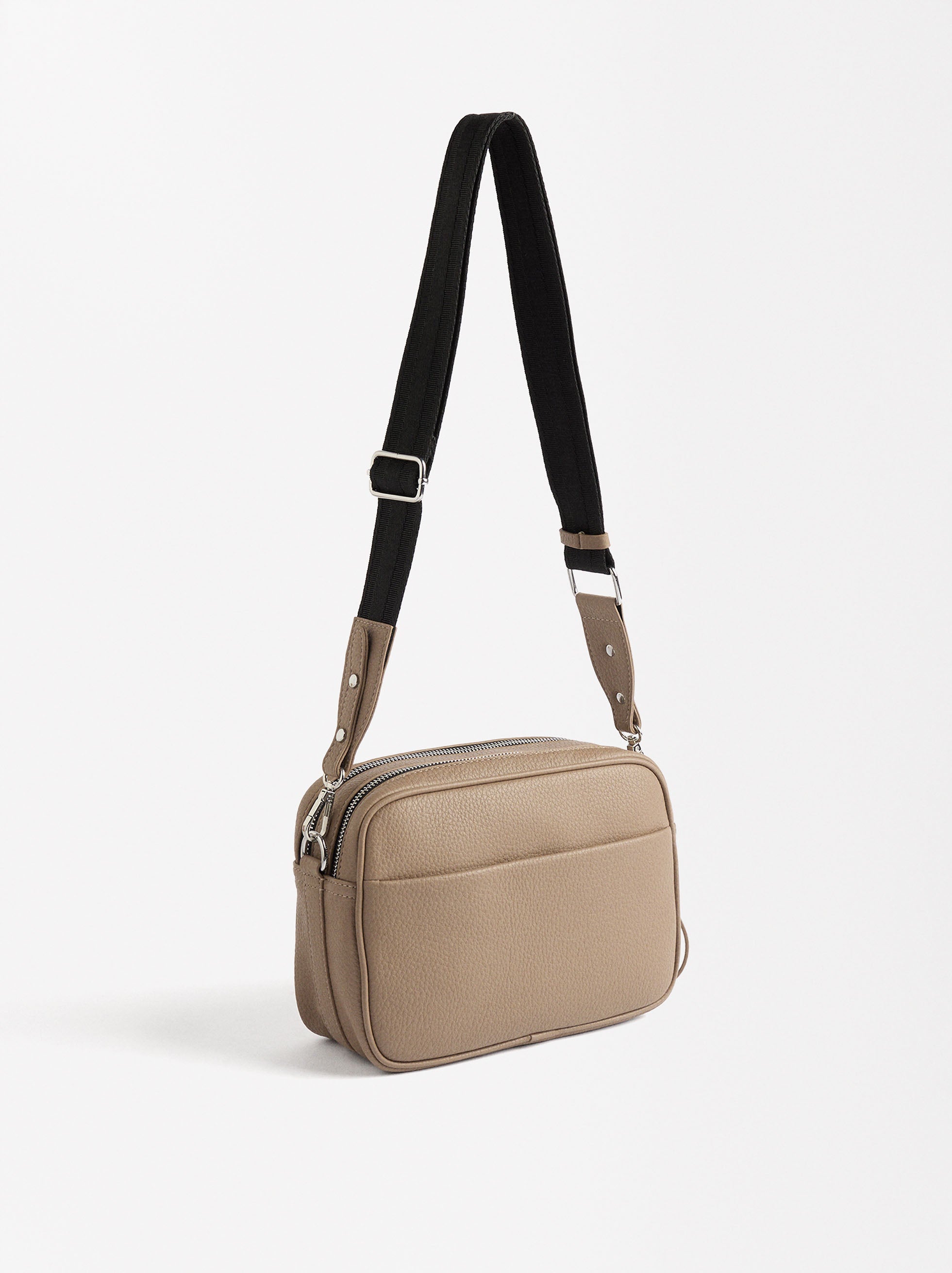 Bolso Bandolera Con Bolsillos Exteriores
