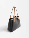 Cartera Tote Con Textura