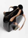 Cartera Tote Con Textura