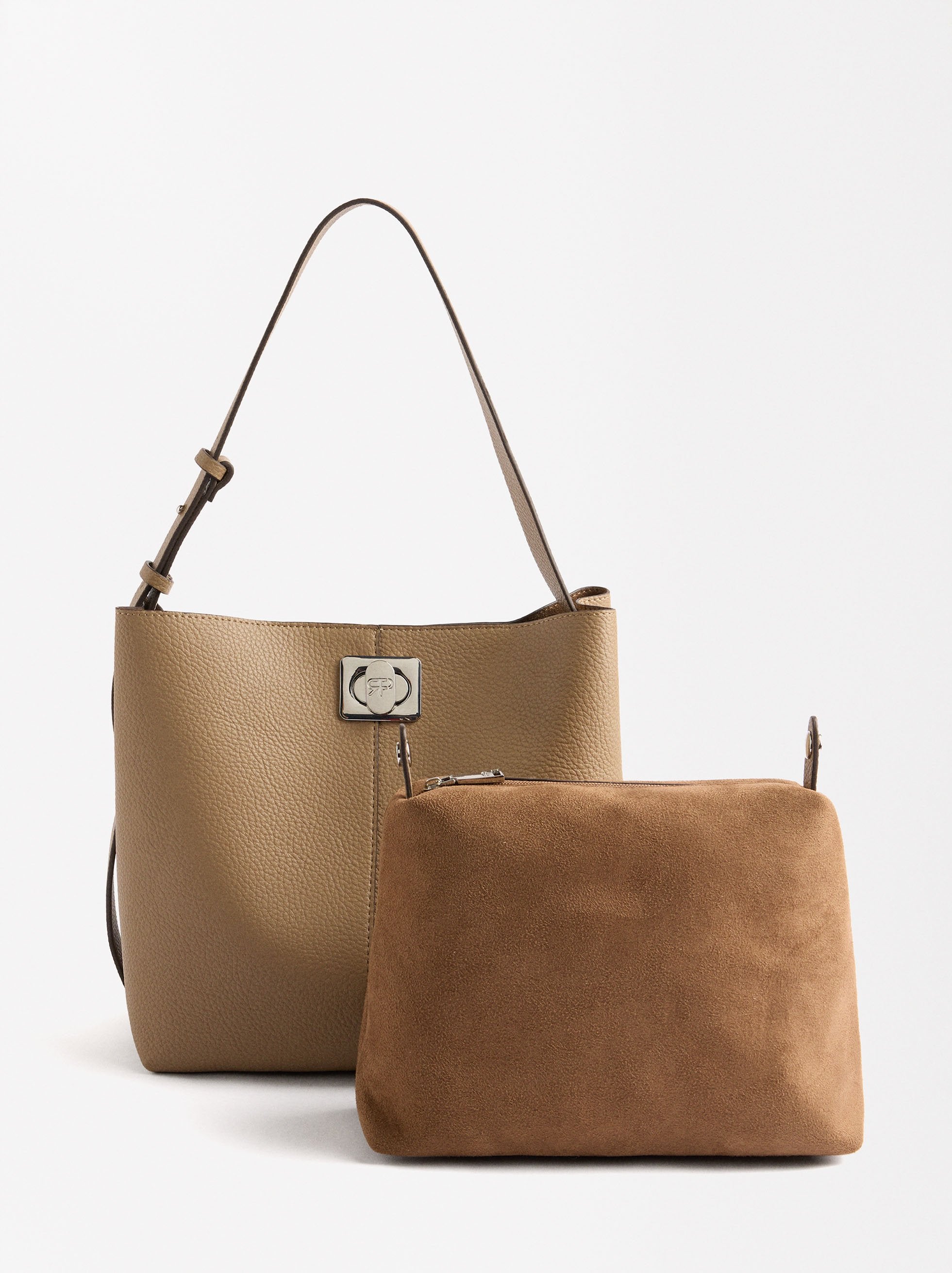 Bolso De Hombro Con Bolsa Removible