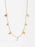 Collar Corto Con Perlas - Plata De Ley 925