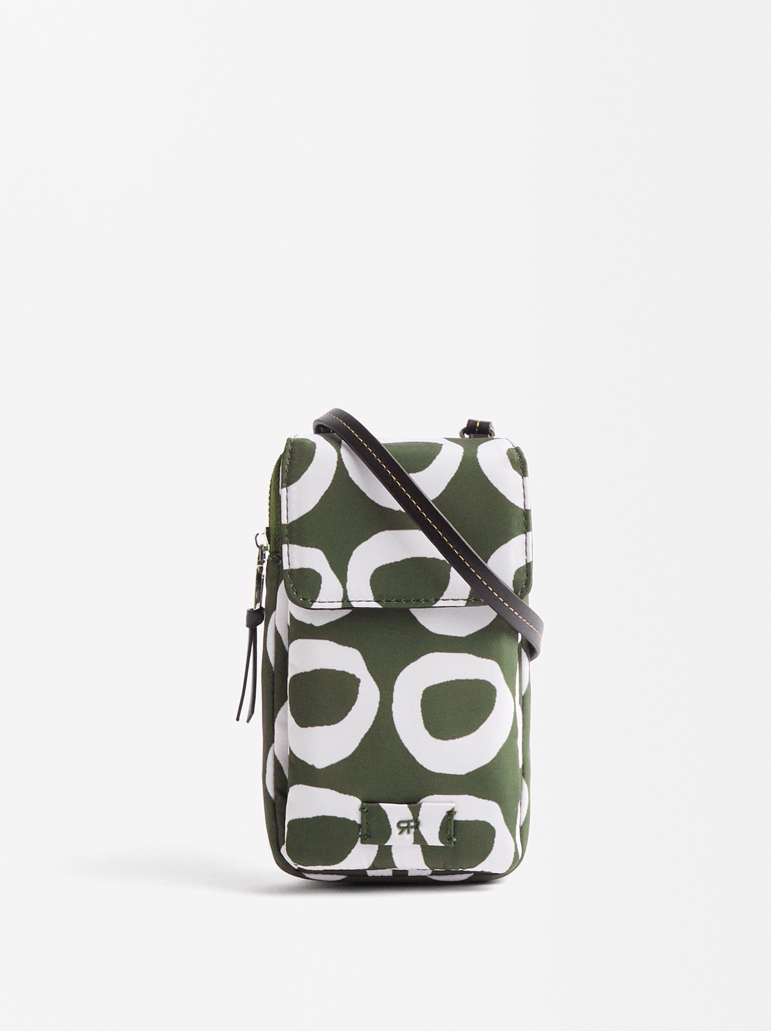 Bolso Para Móvil De Nylon Estampada