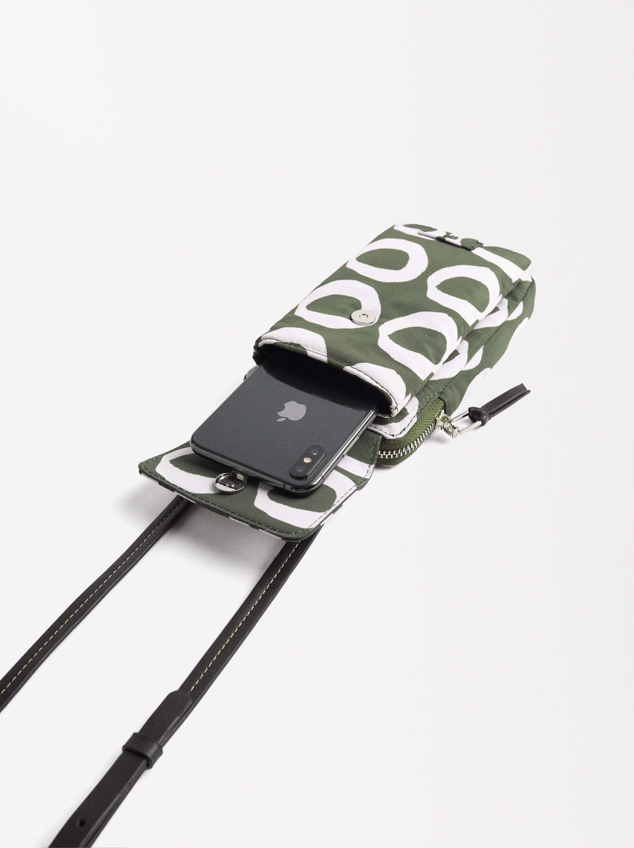 Bolso Para Móvil De Nylon Estampada