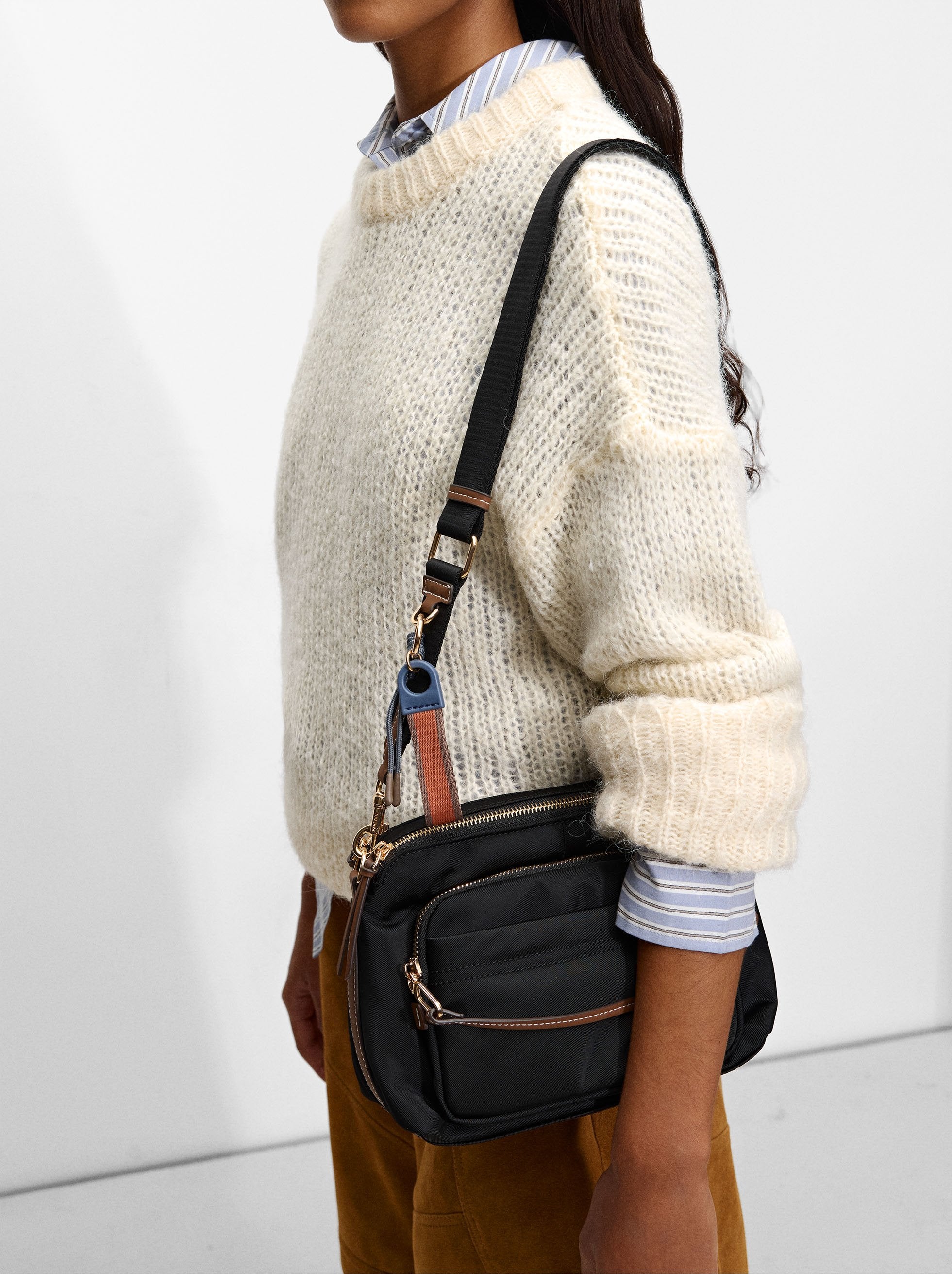 Bolso Bandolera De Nylon
