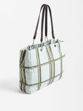 Bolso Shopper De Nylon Estampado