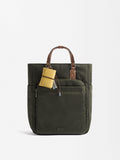 Mochila De Nylon Con Colgante
