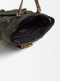 Mochila De Nylon Con Colgante