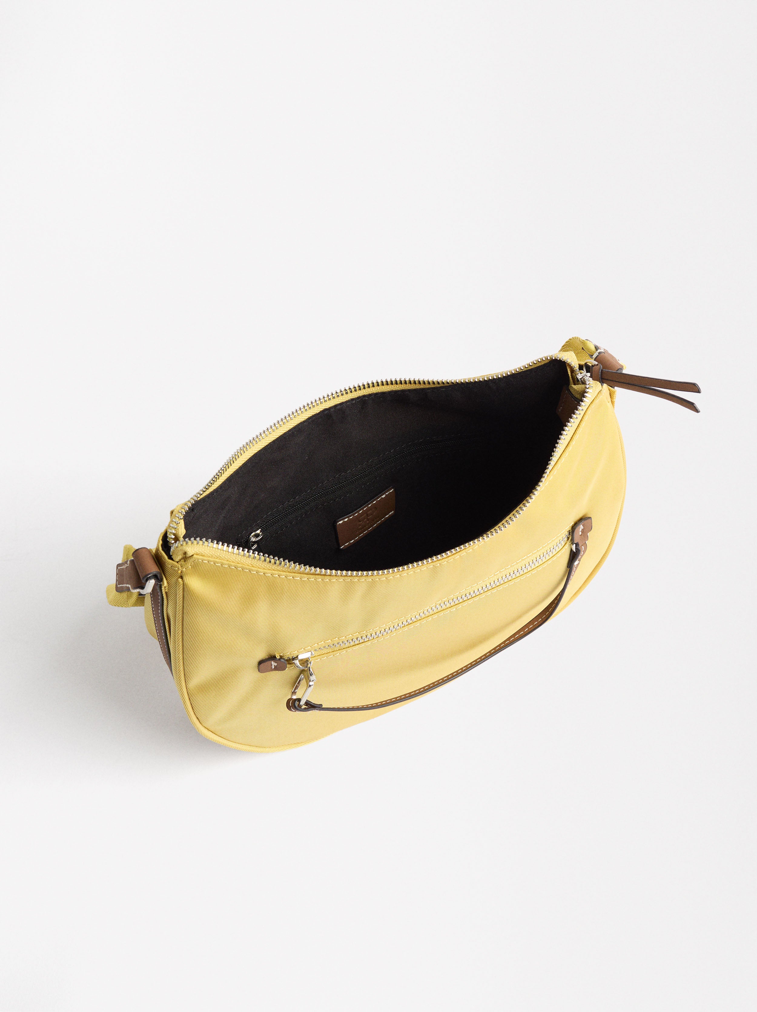 Cartera Bandolera De Nylon Tipo Hobo