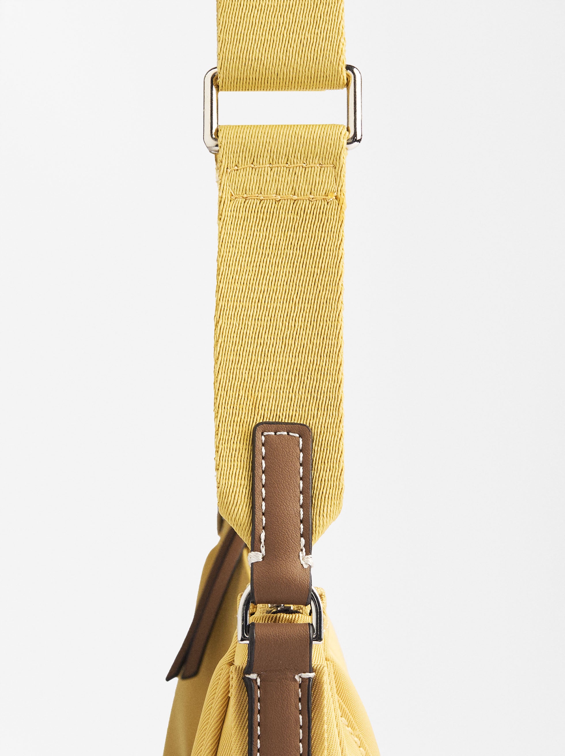Cartera Bandolera De Nylon Tipo Hobo