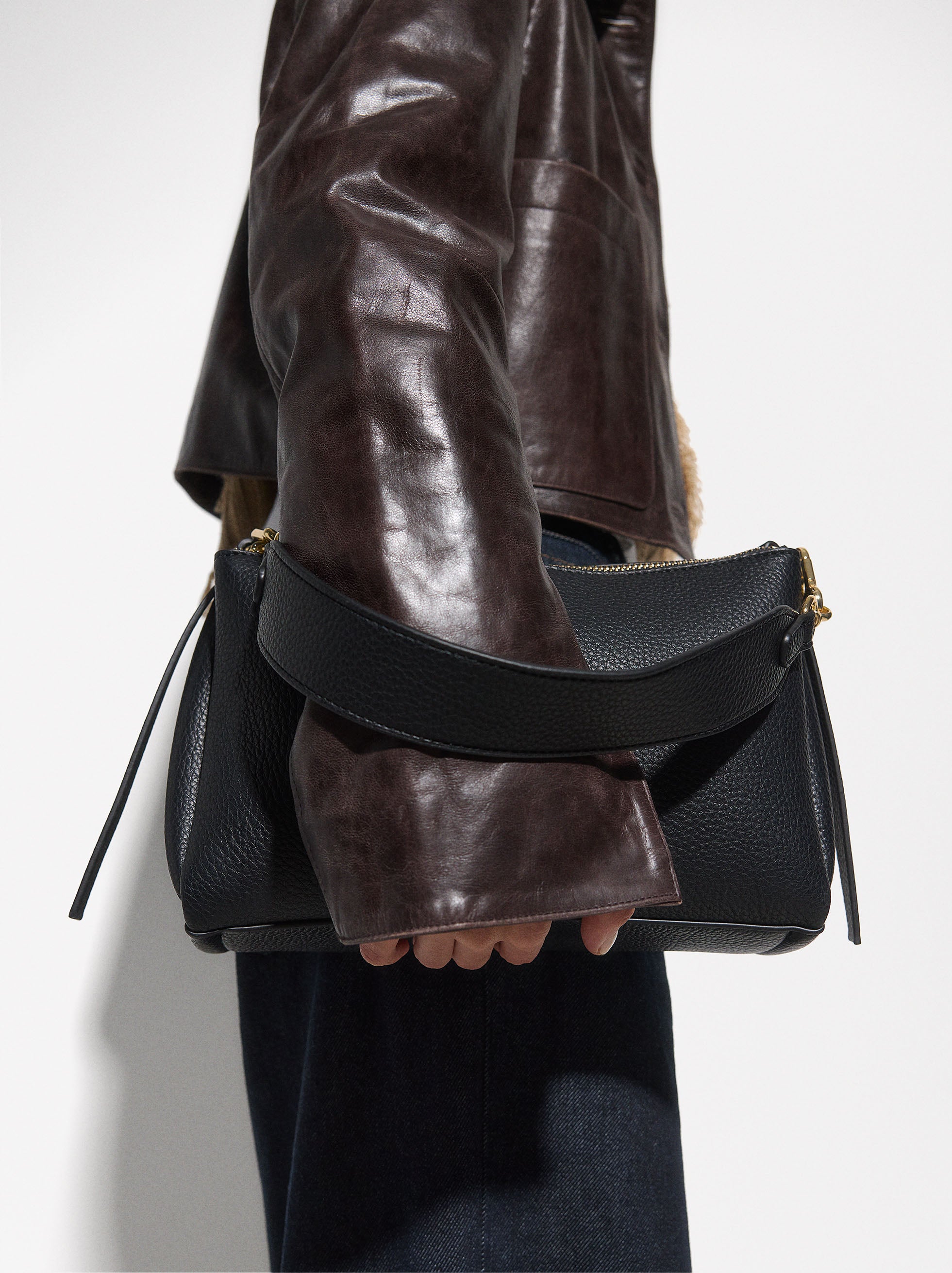 Cartera De Hombro Con Bandolera