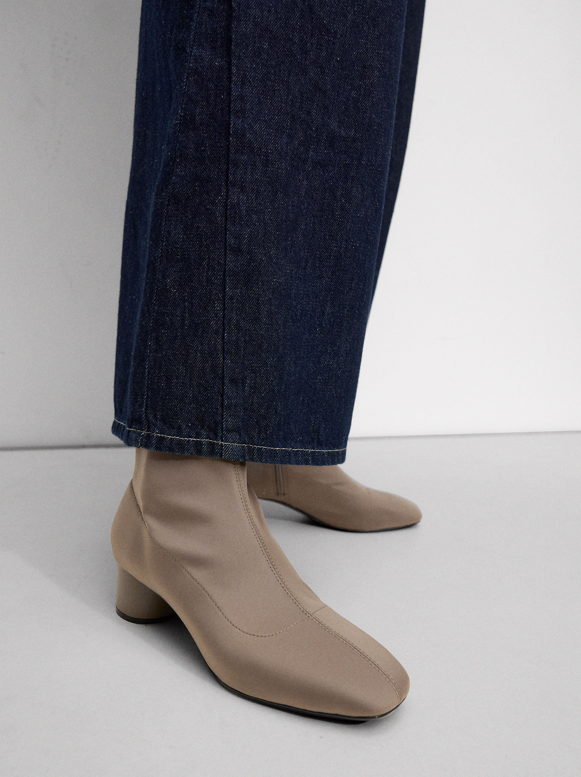 Botines De Tejido Elástico
