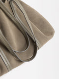 Bolso Shopper De Piel Con Bolso Removible