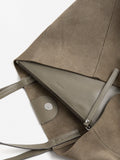 Bolso Shopper De Piel Con Bolso Removible
