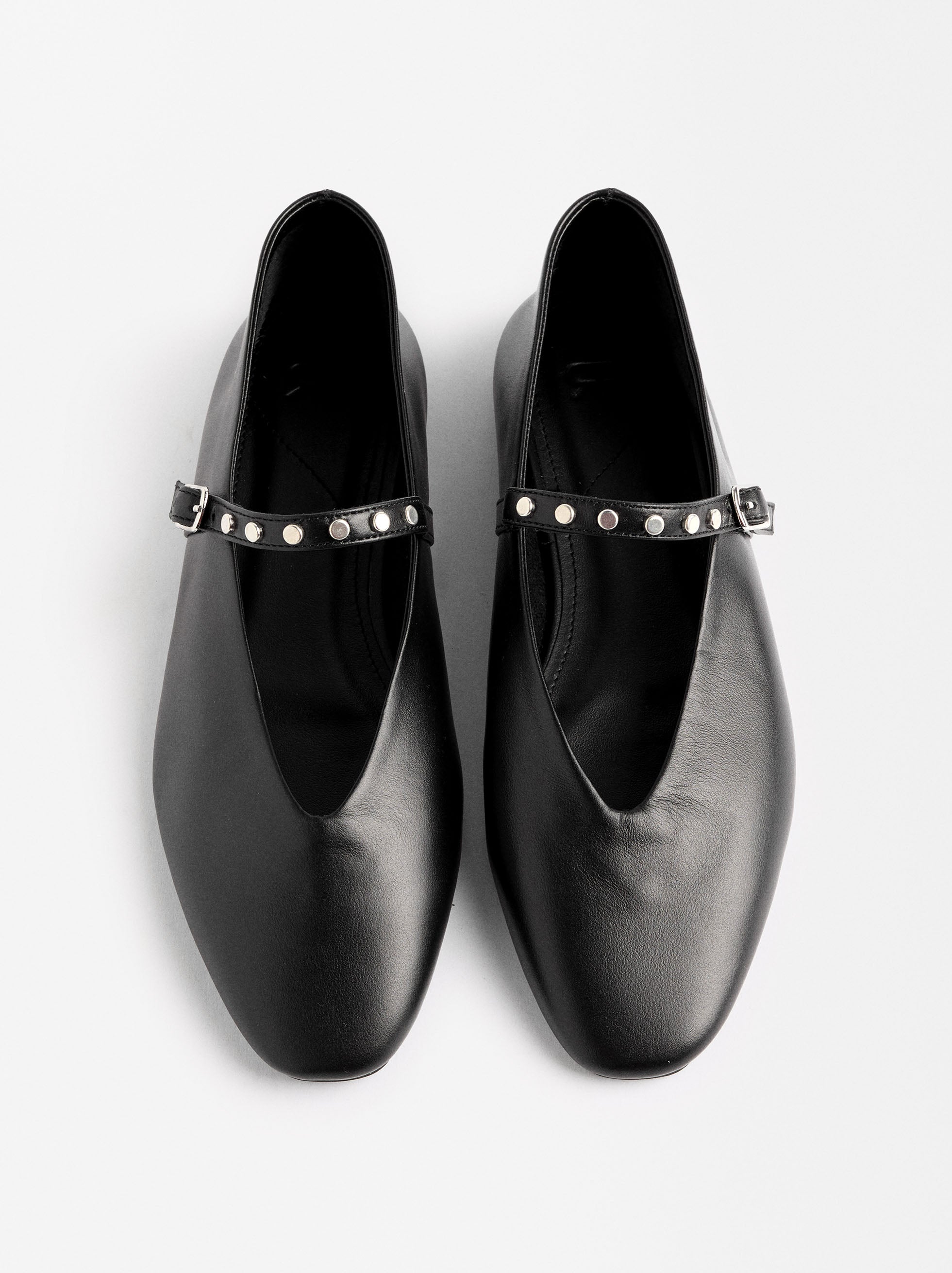 Bailarinas De Piel Con Tachuelas