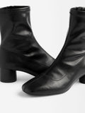 Botines Elásticos Con Tacón