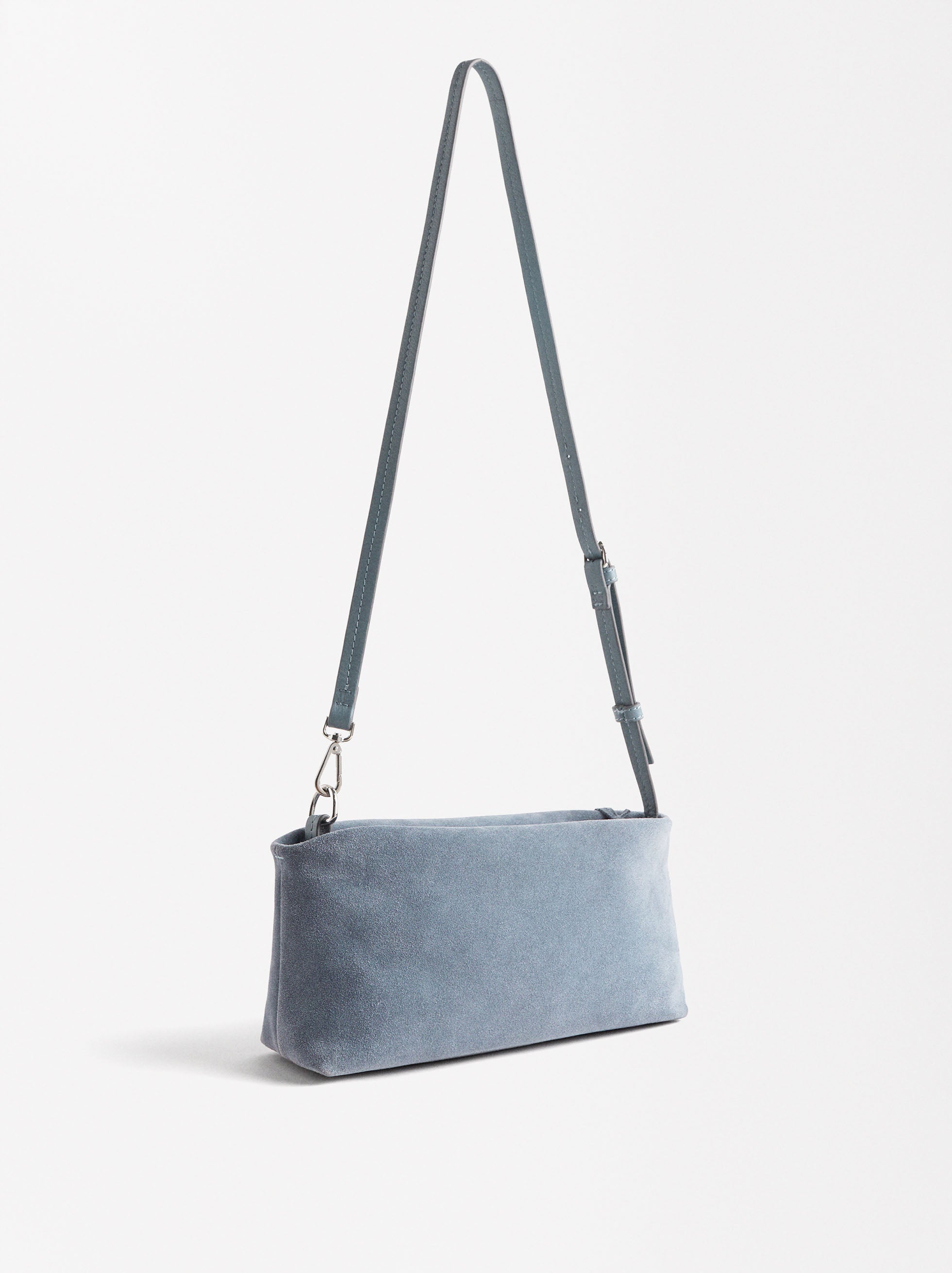 Bolso Bandolera De Piel Con Corazón