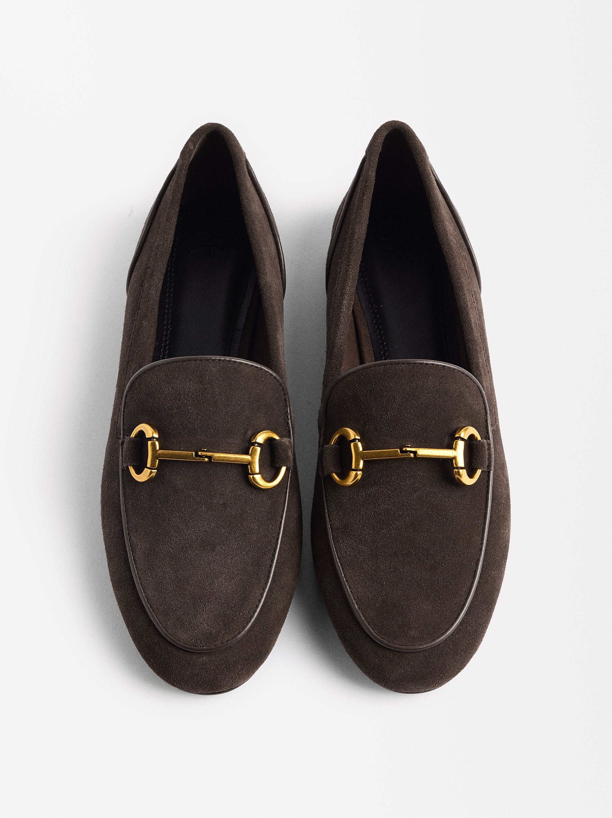 Mocasines De Piel Con Hebilla